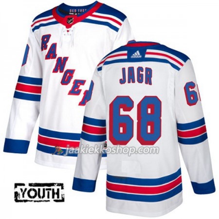Lapsille NHL New York Rangers Pelipaita Jaromir Jagr 68 Adidas 2017-2018 Valkoinen Authentic